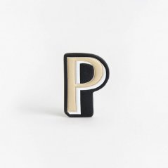 Odznak Patch double - P1 P Gold