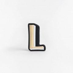 Odznak Patch double - L1 L Gold